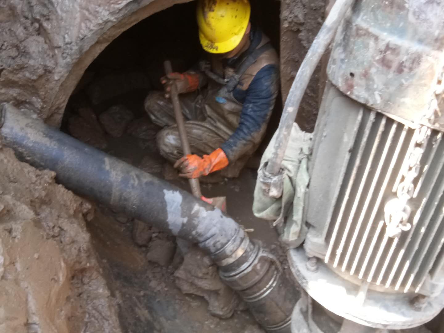 承留镇管道清淤