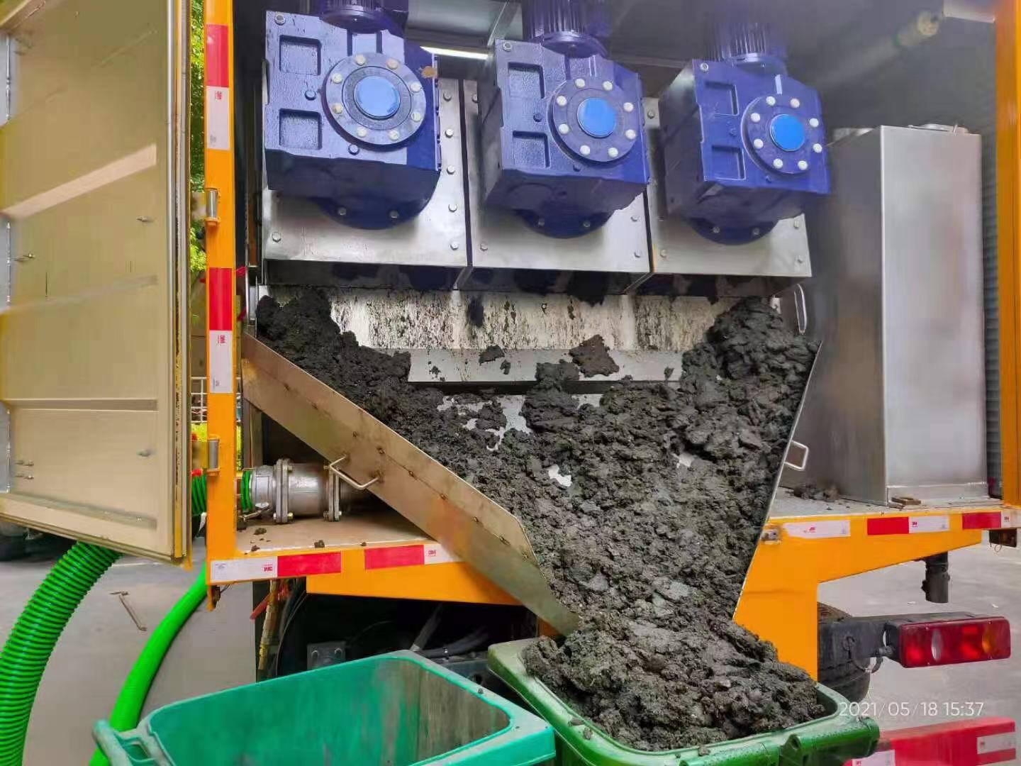 承留镇化粪池清掏城市维护站-泥浆净化干湿分离处理